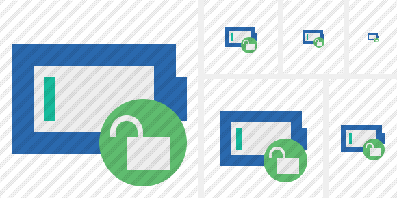 Battery Empty Unlock Icon