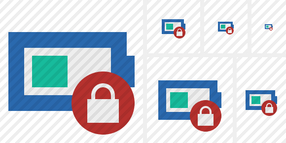 Battery Lock Icon Battery Lock Icon
