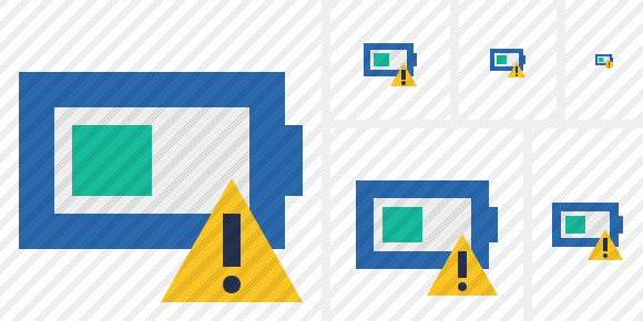 Battery Warning Icon Battery Warning Icon