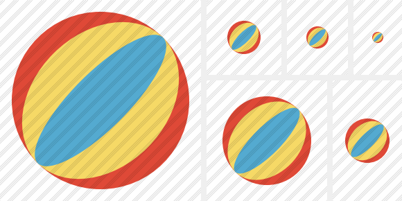 Beach Ball Icon Beach Ball Icon