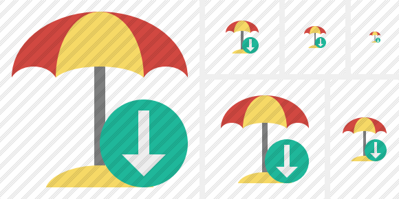 Icono Beach Umbrella Download