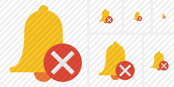 Bell Cancel Icon Bell Cancel Icon