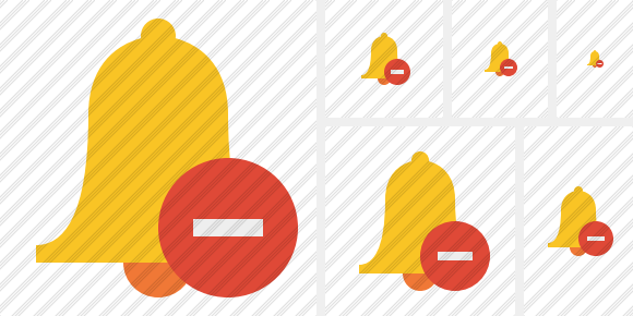 Bell Stop Icon Bell Stop Icon