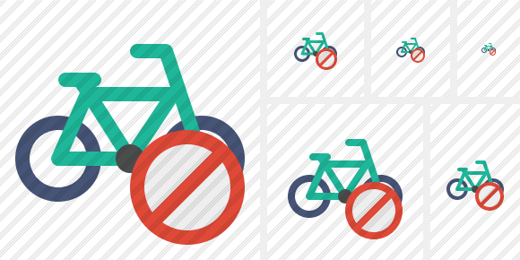 Bicycle Block Icon