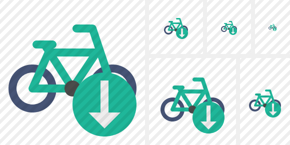 Bicycle Download Icon