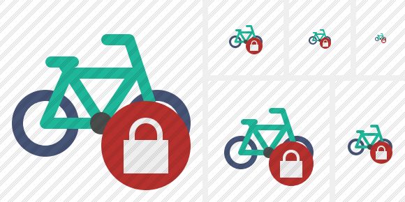 Bicycle Lock Icon