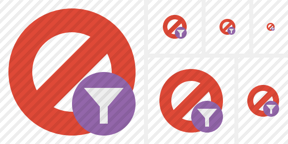 Block Filter Icon Block Filter Icon