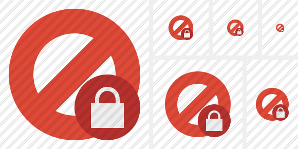 Block Lock Icon Block Lock Icon