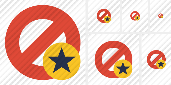 Block Star Icon Block Star Icon