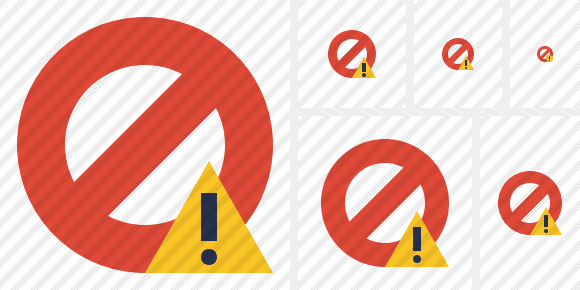 Block Warning Icon Block Warning Icon