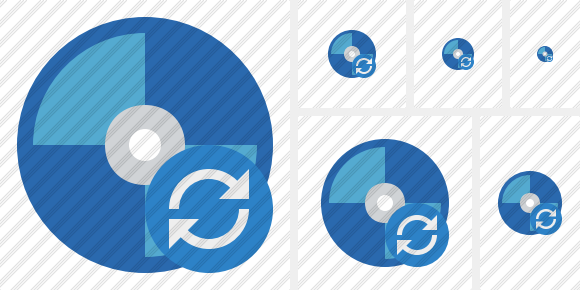 Bluray Disc Refresh Icon