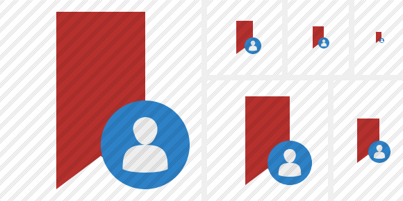 Bookmark Red User Icon Bookmark Red User Icon