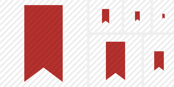 Bookmark Red Icon Bookmark Red Icon