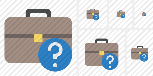 Briefcase Help Symbol Briefcase Help Symbol