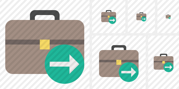 Briefcase Next Symbol Briefcase Next Symbol