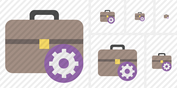 Briefcase Settings Symbol Briefcase Settings Symbol