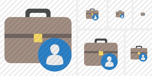 Briefcase User Symbol Briefcase User Symbol