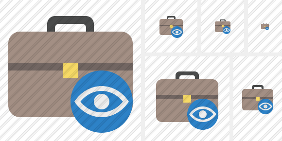Briefcase View Symbol Briefcase View Symbol