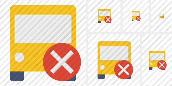 Bus 2 Cancel Icon Bus 2 Cancel Icon