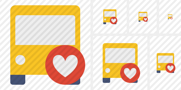 Bus 2 Favorites Icon Bus 2 Favorites Icon