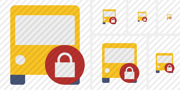 Bus 2 Lock Icon Bus 2 Lock Icon