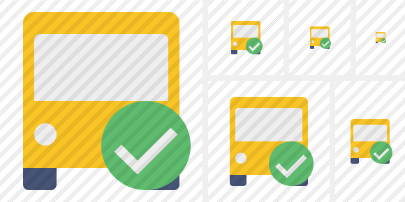 Bus 2 Ok Icon Bus 2 Ok Icon