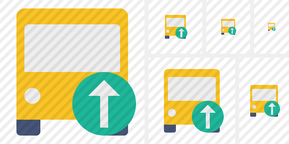 Bus 2 Upload Icon Bus 2 Upload Icon
