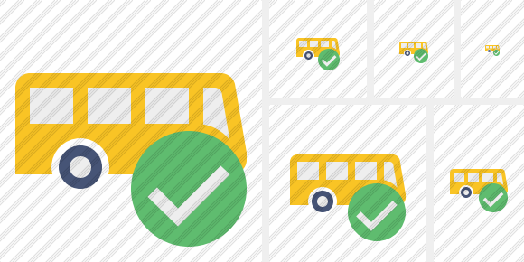 Bus Ok Icon