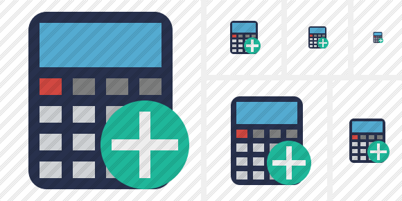 Icono Calculator Add