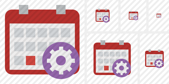 Icône Calendar Settings