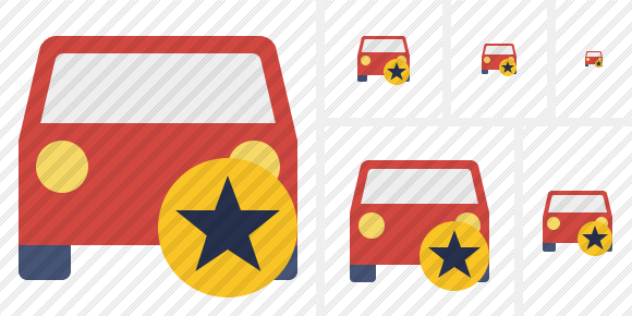 Car 2 Star Icon