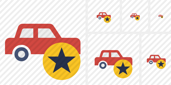 Car Star Icon