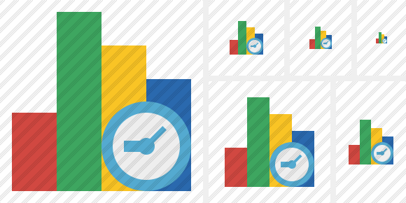 Chart Clock Icon Chart Clock Icon