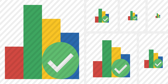 Chart Ok Icon Chart Ok Icon