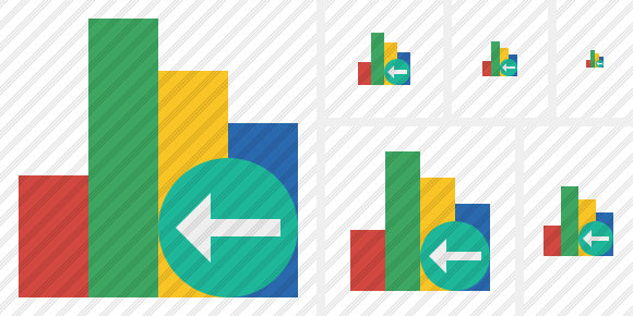 Icône Chart Previous