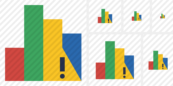 Chart Warning Icon Chart Warning Icon