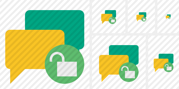Chat Unlock Icon Chat Unlock Icon