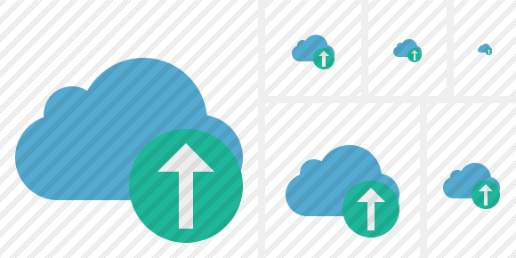 Иконка Облако голубое Закачать