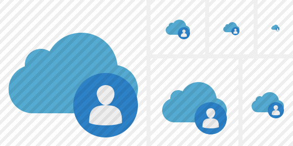 Cloud Blue User Symbol Cloud Blue User Symbol