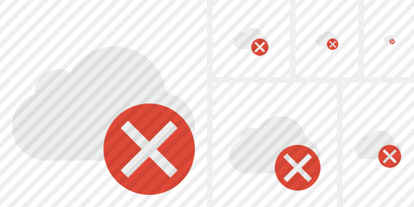 Cloud Cancel Symbol