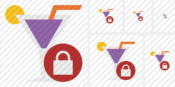 Cocktail Lock Icon Cocktail Lock Icon