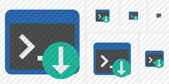 Command Prompt Download Symbol