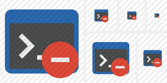 Icono Command Prompt Stop