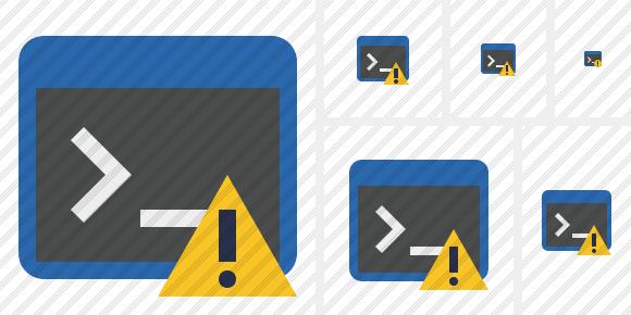 Command Prompt Warning Symbol