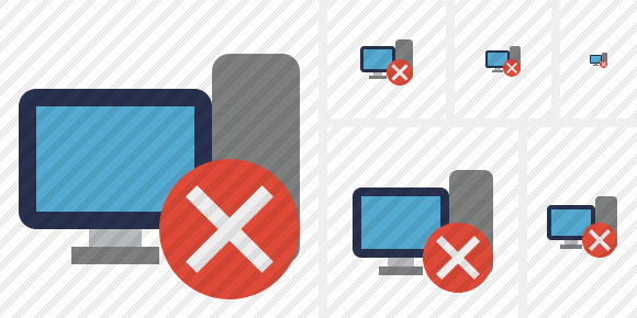 Computer Cancel Icon Computer Cancel Icon