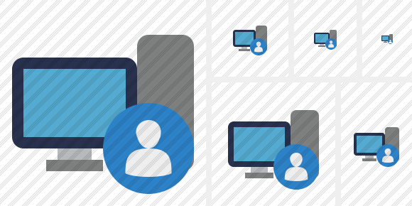 Computer User Icon Computer User Icon