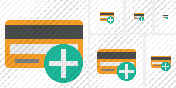 Credit Card Add Icon Credit Card Add Icon