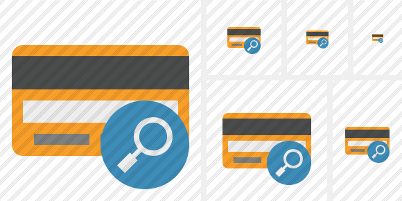 Credit Card Search Icon Credit Card Search Icon