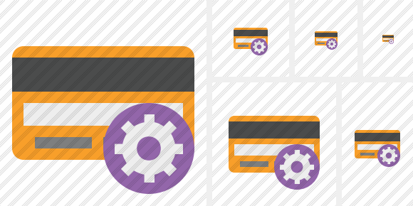 Credit Card Settings Icon Credit Card Settings Icon