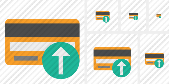 Credit Card Upload Icon Credit Card Upload Icon